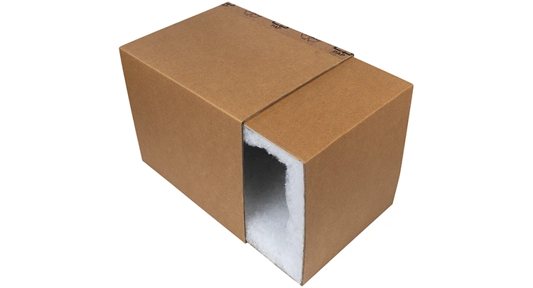Noppenschaum Box mit PET Volumenvlies