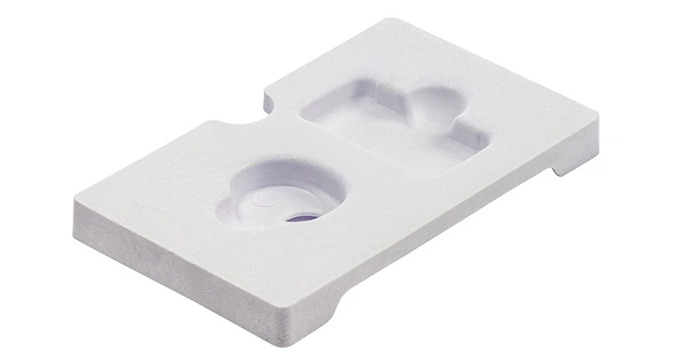 Tablett aus reinpapier