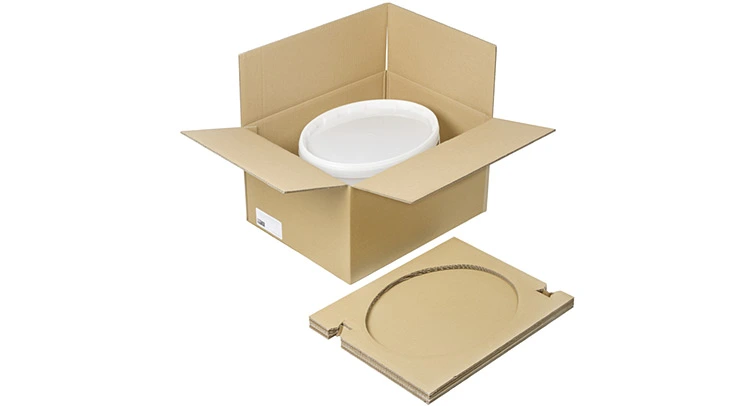 Eimerverpackung aus Wellpappe