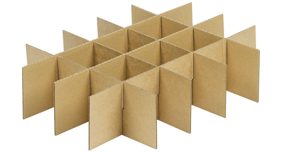 Wellpappe-Gefache
