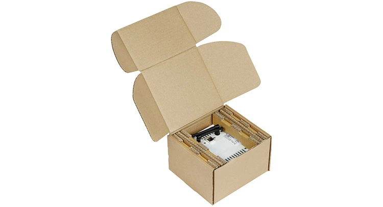 Klappdeckelschachtel aus Wellpappe