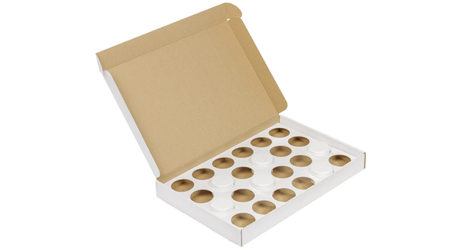 Stanzverpackung aus Vollpappe für Kosmetikprodukte