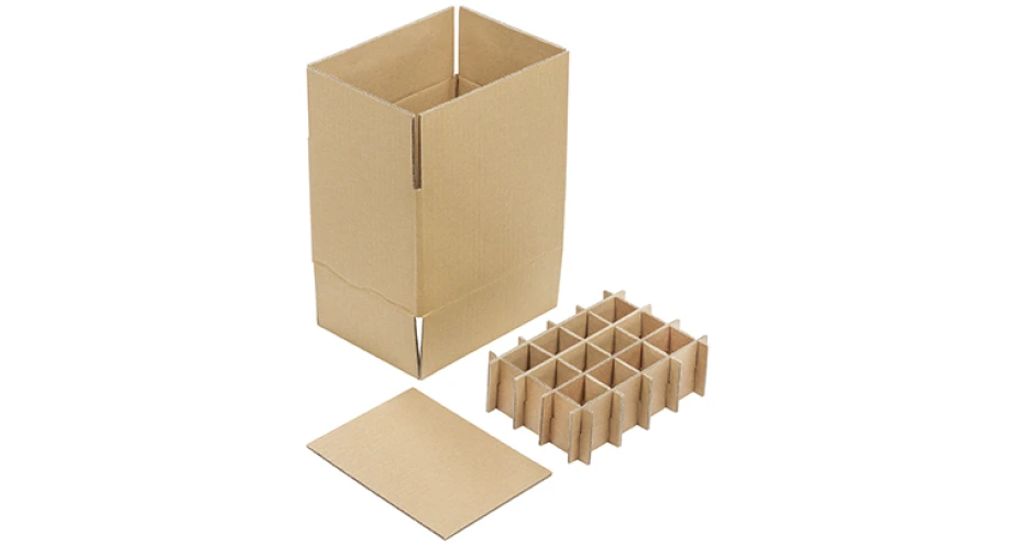 Wellpappe-Gitterfacheinsatz