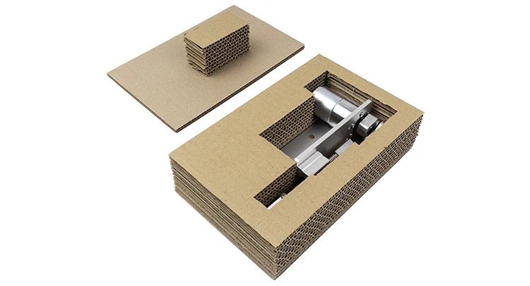 Polsterverpackung für elektr. Linearmotor