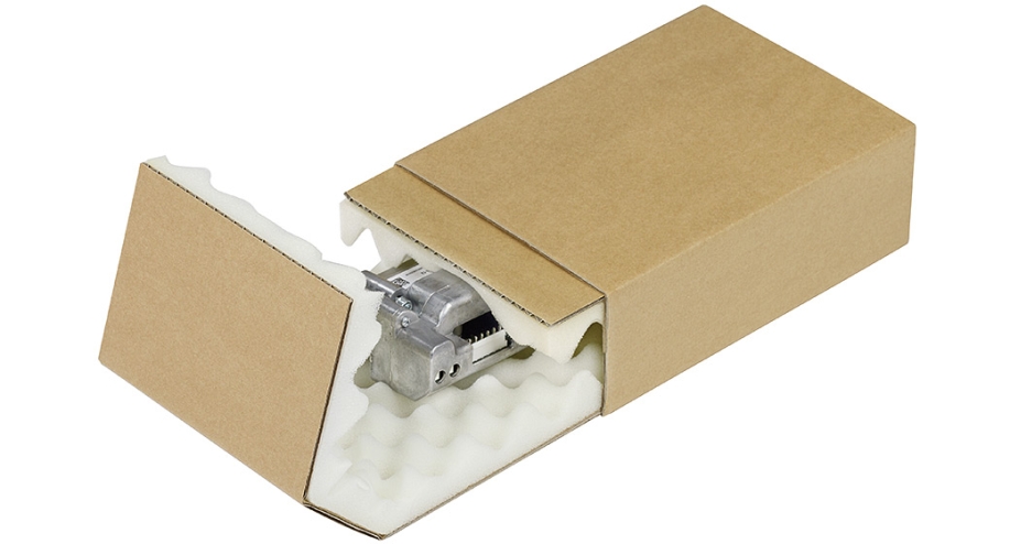 Verpackungsbeispiel: Noppenschaum-Schachtel